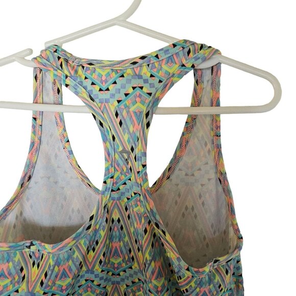 Lululemon Ivivva Tank Top Girls Size 10 Lululemon Athleisure Racerback Stretch B - Picture 7 of 8